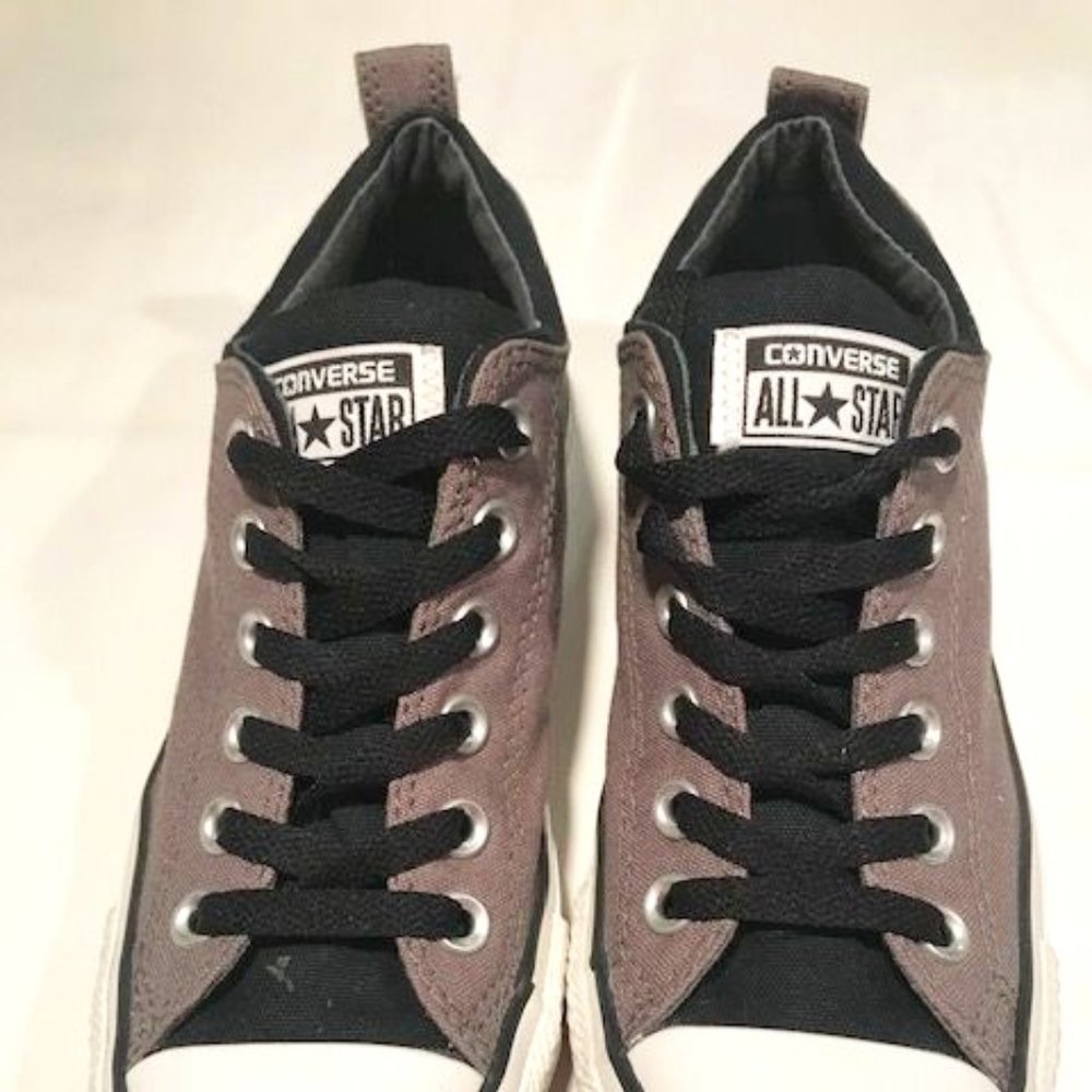 Converse Chuck Taylor All Star Gray/Black/Charcoal Low Top Shoes M5 W7 - 12933F